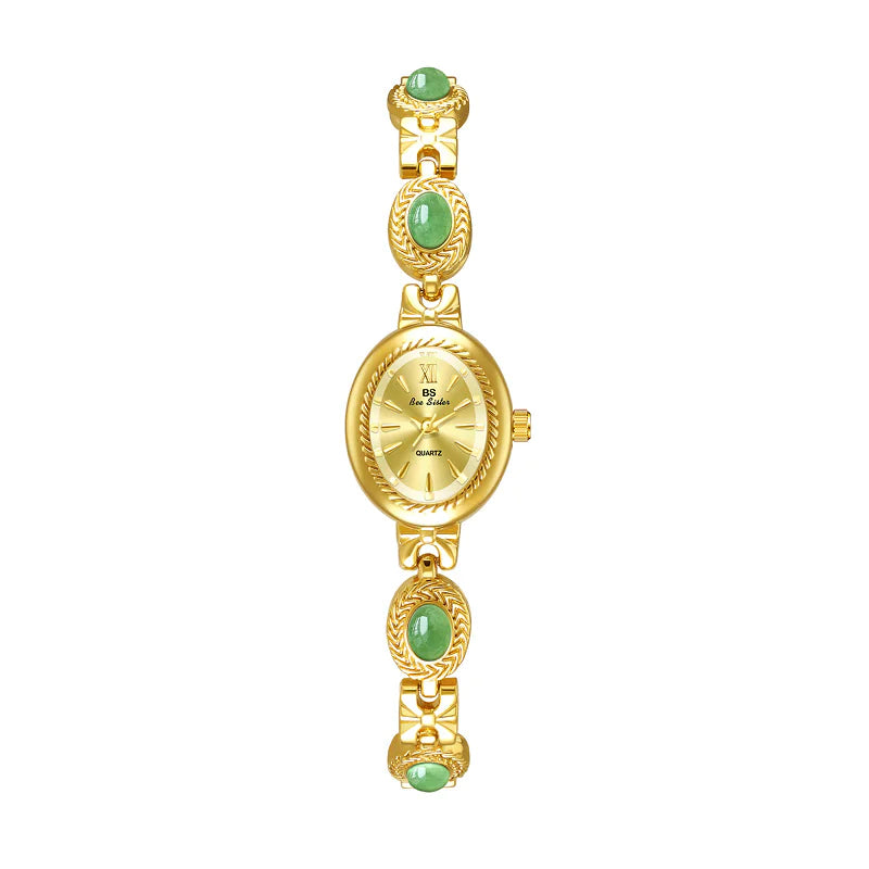 Luxury Gold Tiger’s Eye Bracelet Watch