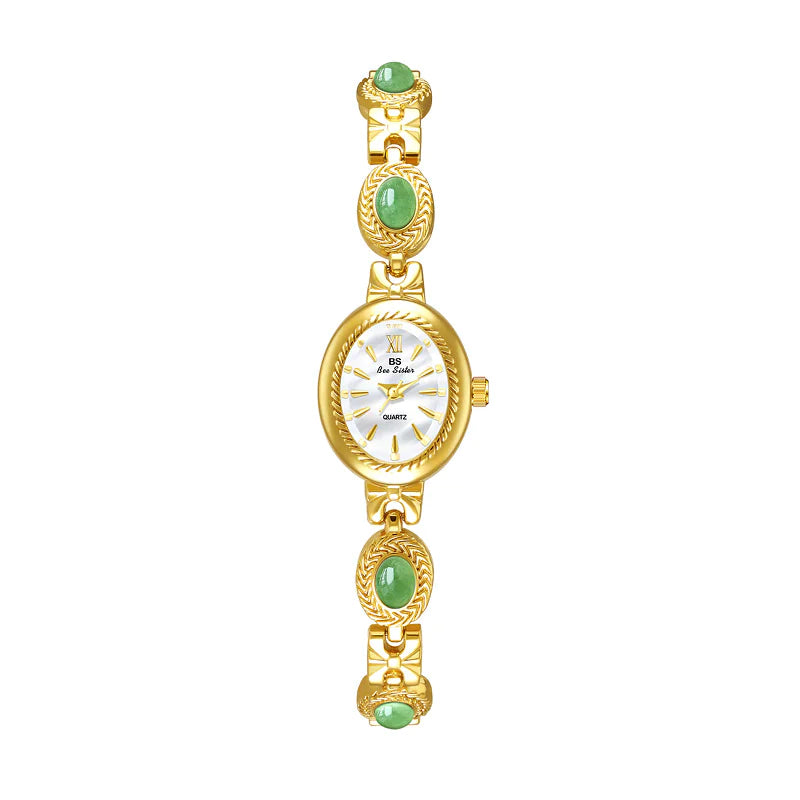 Luxury Gold Tiger’s Eye Bracelet Watch