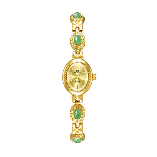 Luxury Gold Tiger’s Eye Bracelet Watch
